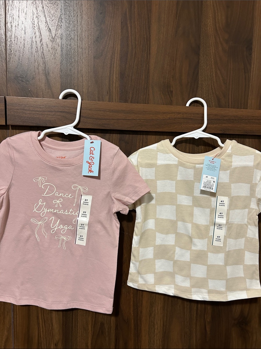 Cat & Jack Pink Graphic Short Sleeve Tee for Kids